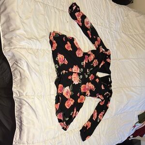 Floral Long Sleeve romper